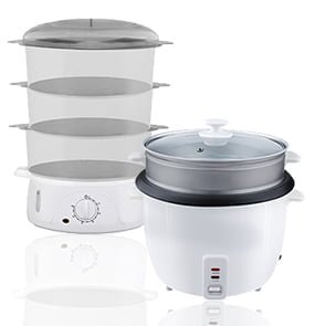 cocedor a vapor eléctrico