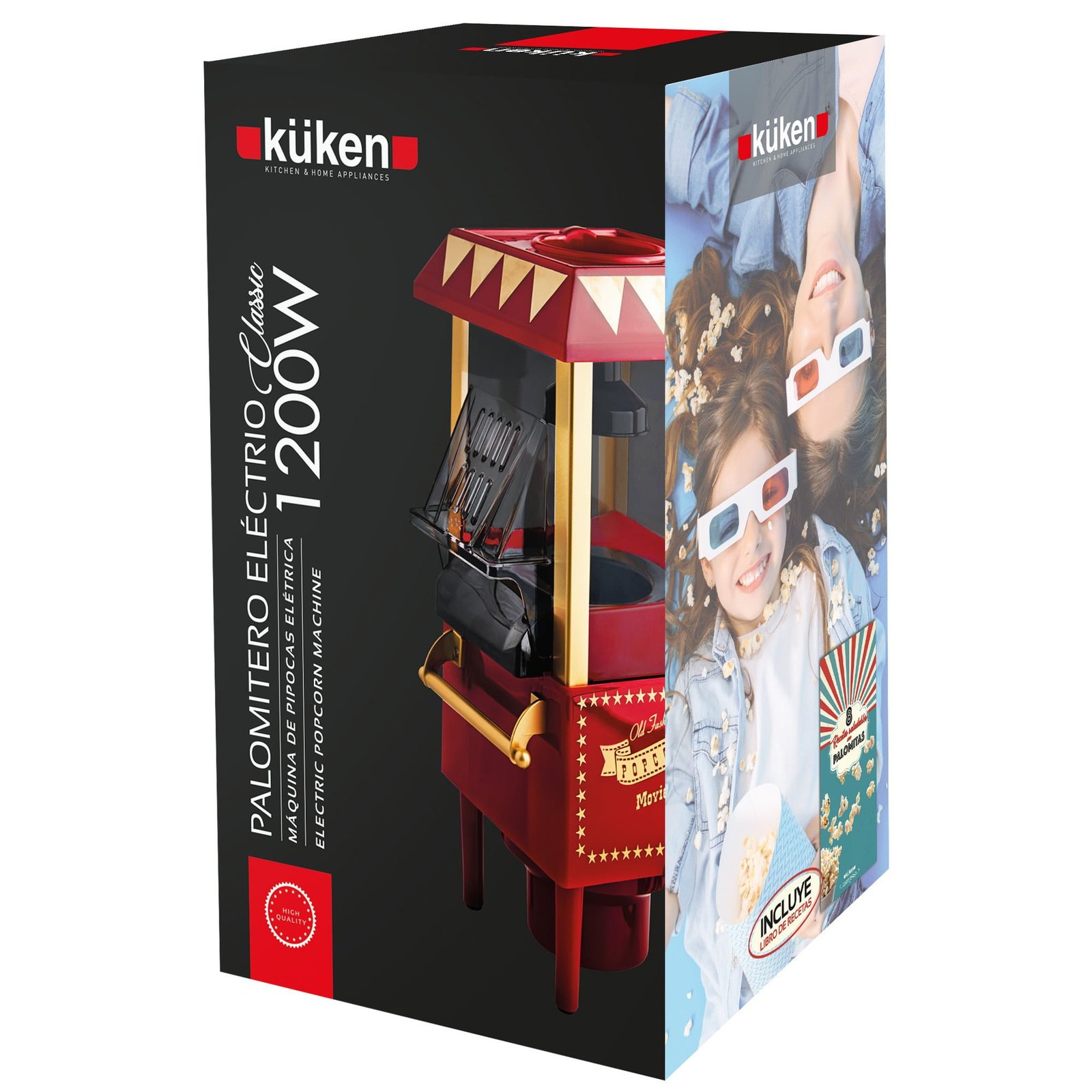 PALOMITERO VINTAGE ELÉCTRICO KÜKEN 1200W - Imagen 2