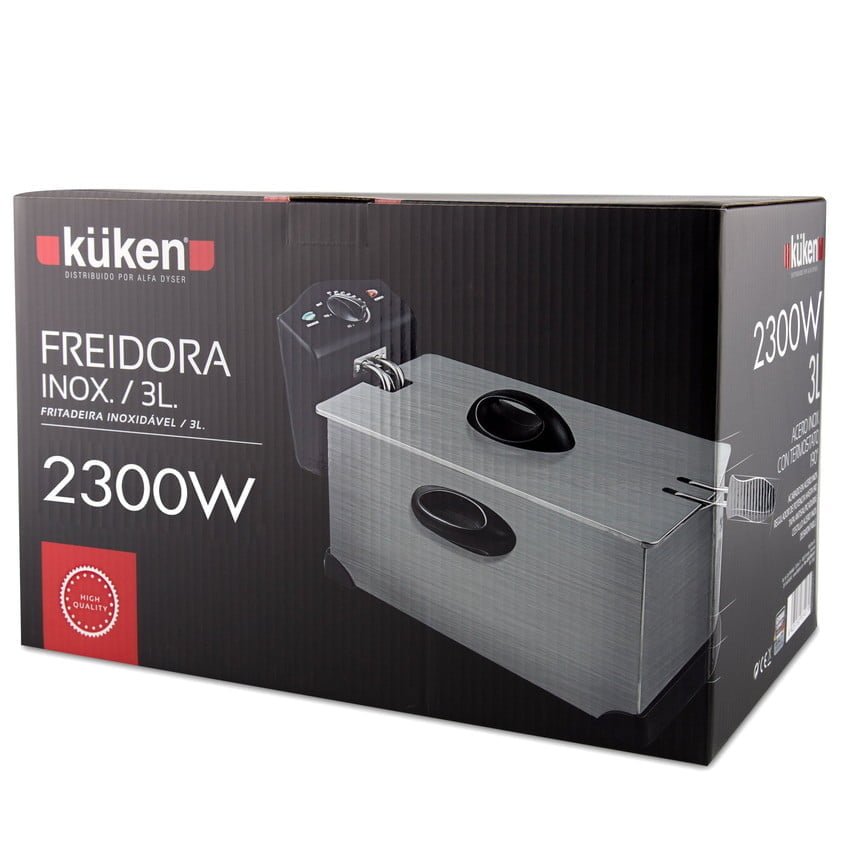KÜKEN INOX 2000W 3 LITRE FRIDER - Bild 2