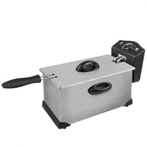 FRITEUSE EN ACIER INOXYDABLE KUKEN 2000W 3.0 LITRES