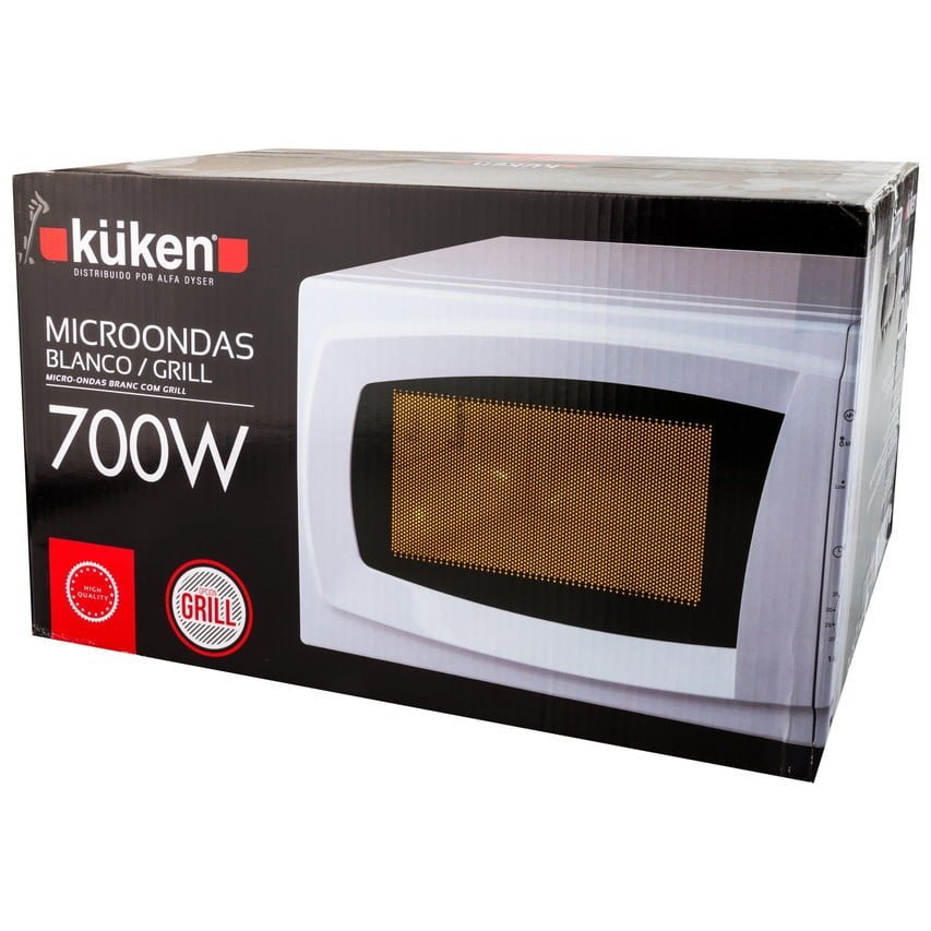 MICROONDAS GRILL BLANCO 700W 20L KÜKEN – Image 2