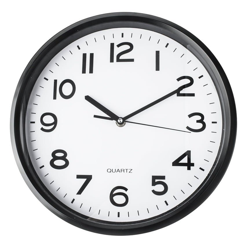 Reloj de cocina blanco
