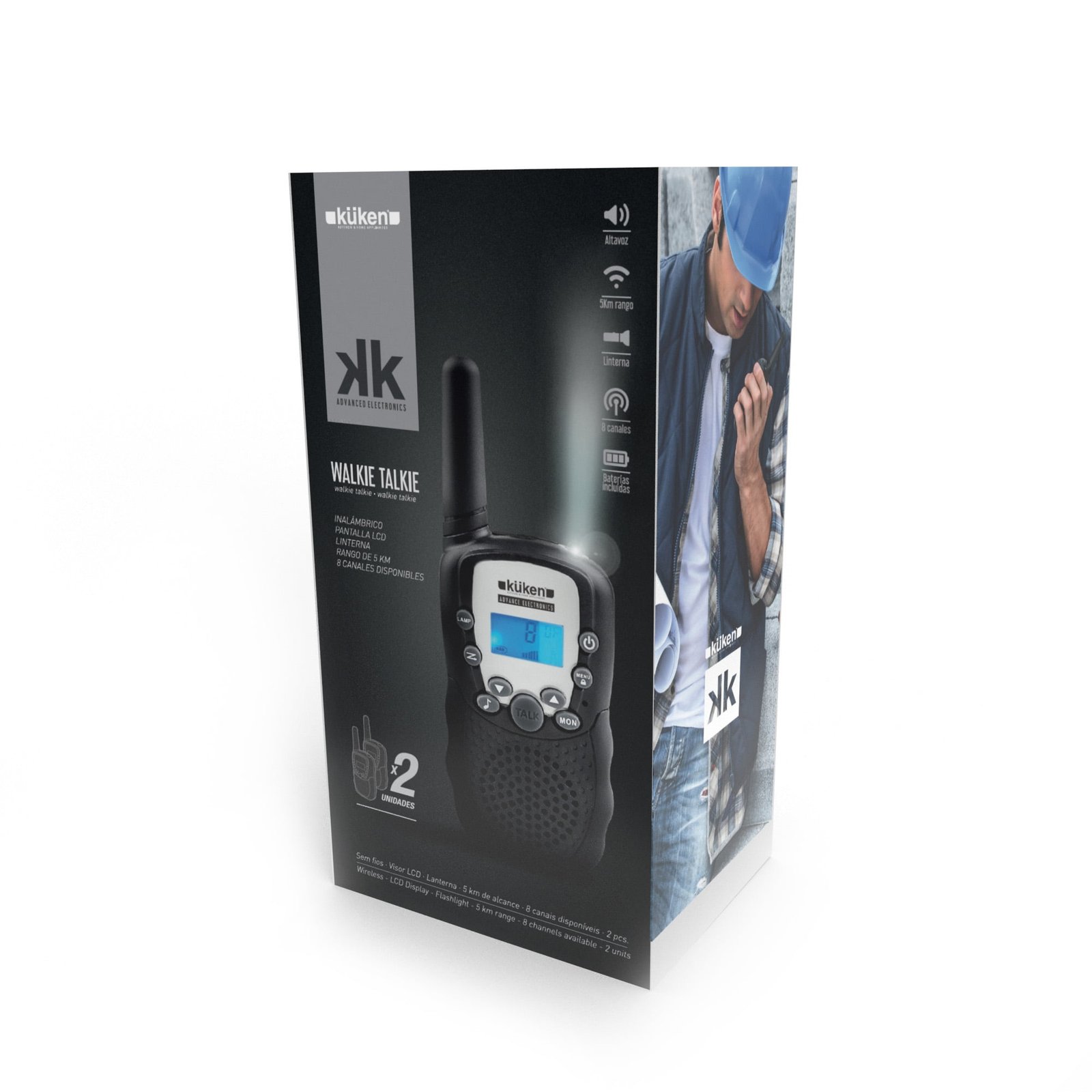 WALKIE TALKIE KÜKEN 8 CANALES (2 UNIDADES) - Image 2