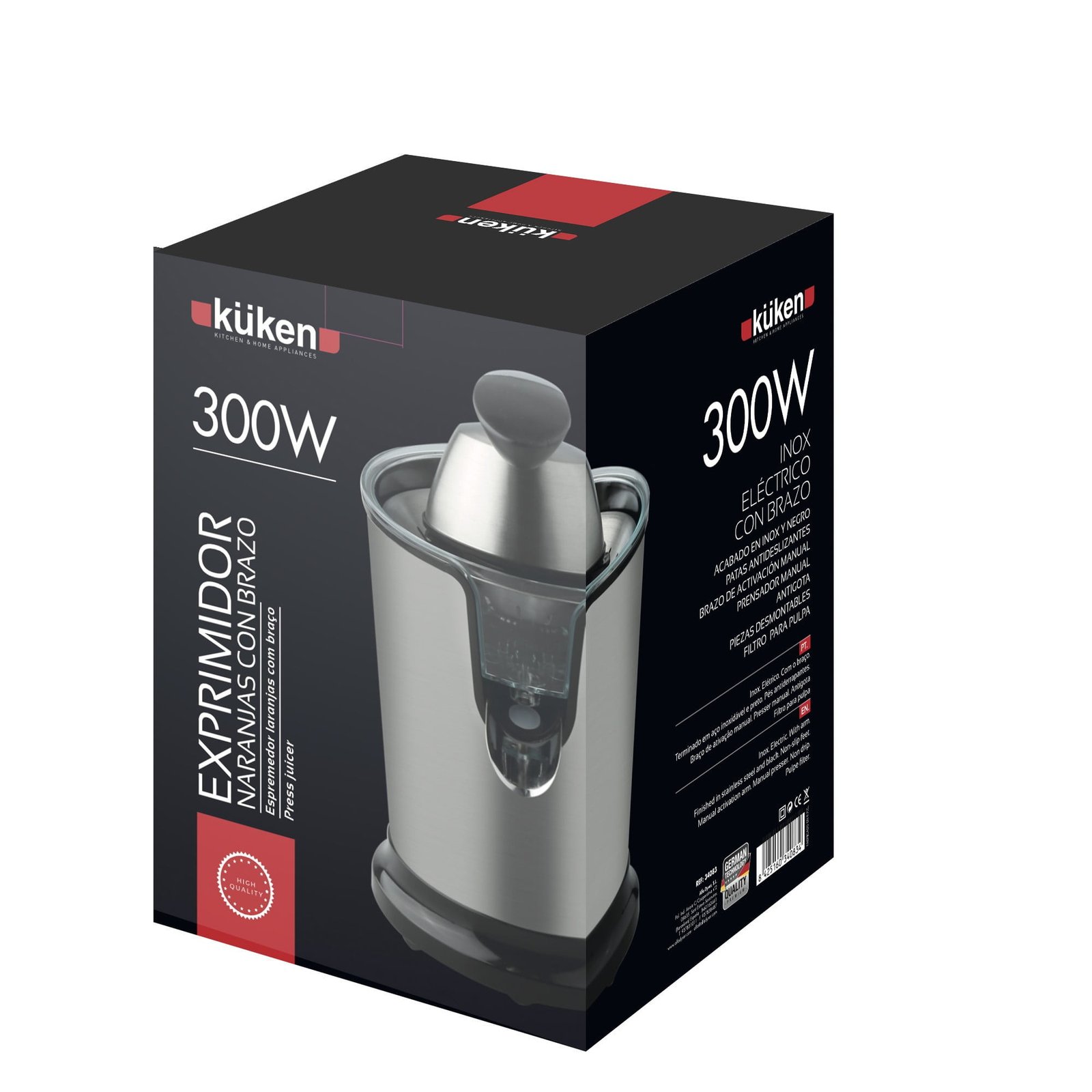 Stainless steel electric juicer box