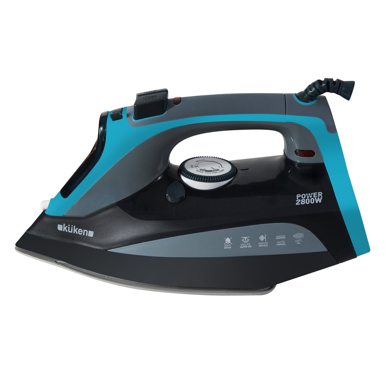 PLANCHA VAPOR KÜKEN SUELA CERÁMICA 2800W - Imagen 2