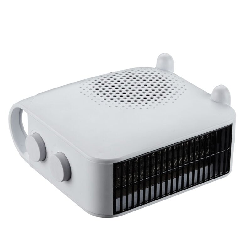 Kachel Küken in horizontale positie met de zijbediening en het rooster aan de voorkant, ideaal voor kleine ruimtes.