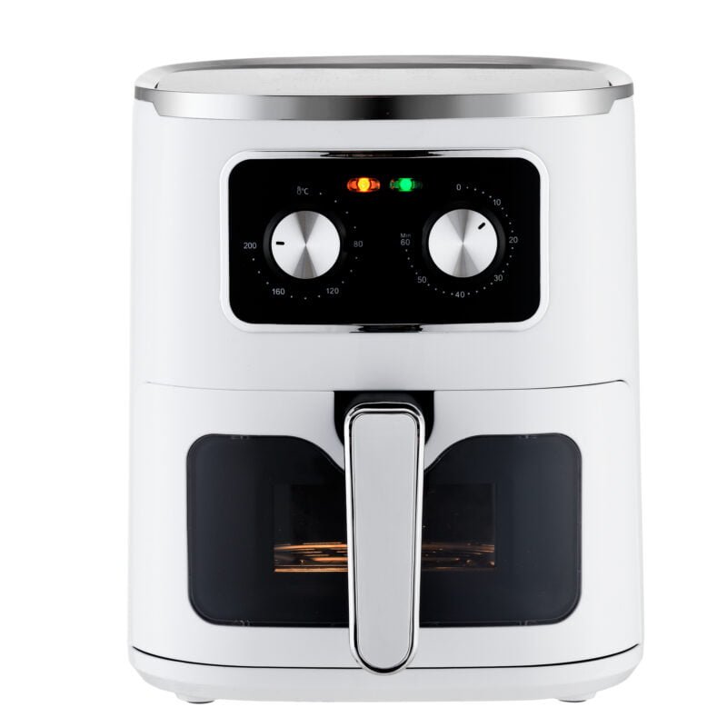 HANDMATIGE FRITEUSE ZONDER OLIE MET VENSTER 5,0 LITER 1500W.