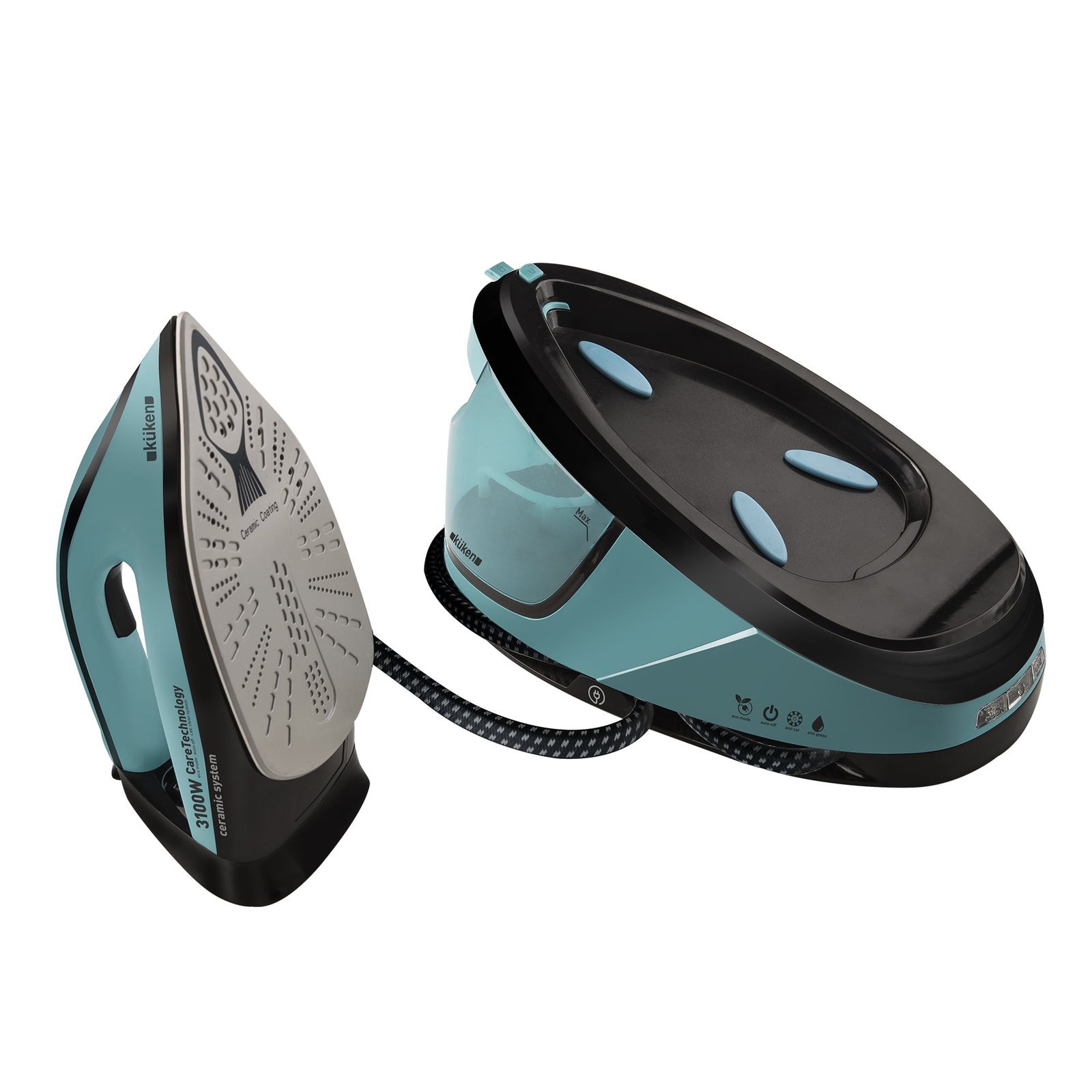 CENTRO PLANCHADO 3100W. SUELA CERÁMICA 8 BARES – Bild 2