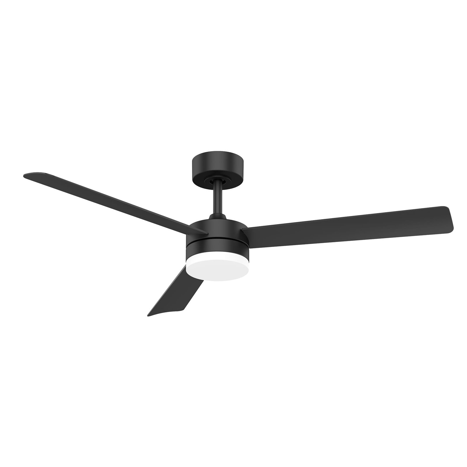 VENTILATEUR DE PLAFOND DC NOIR LED 3 PALES 132CM