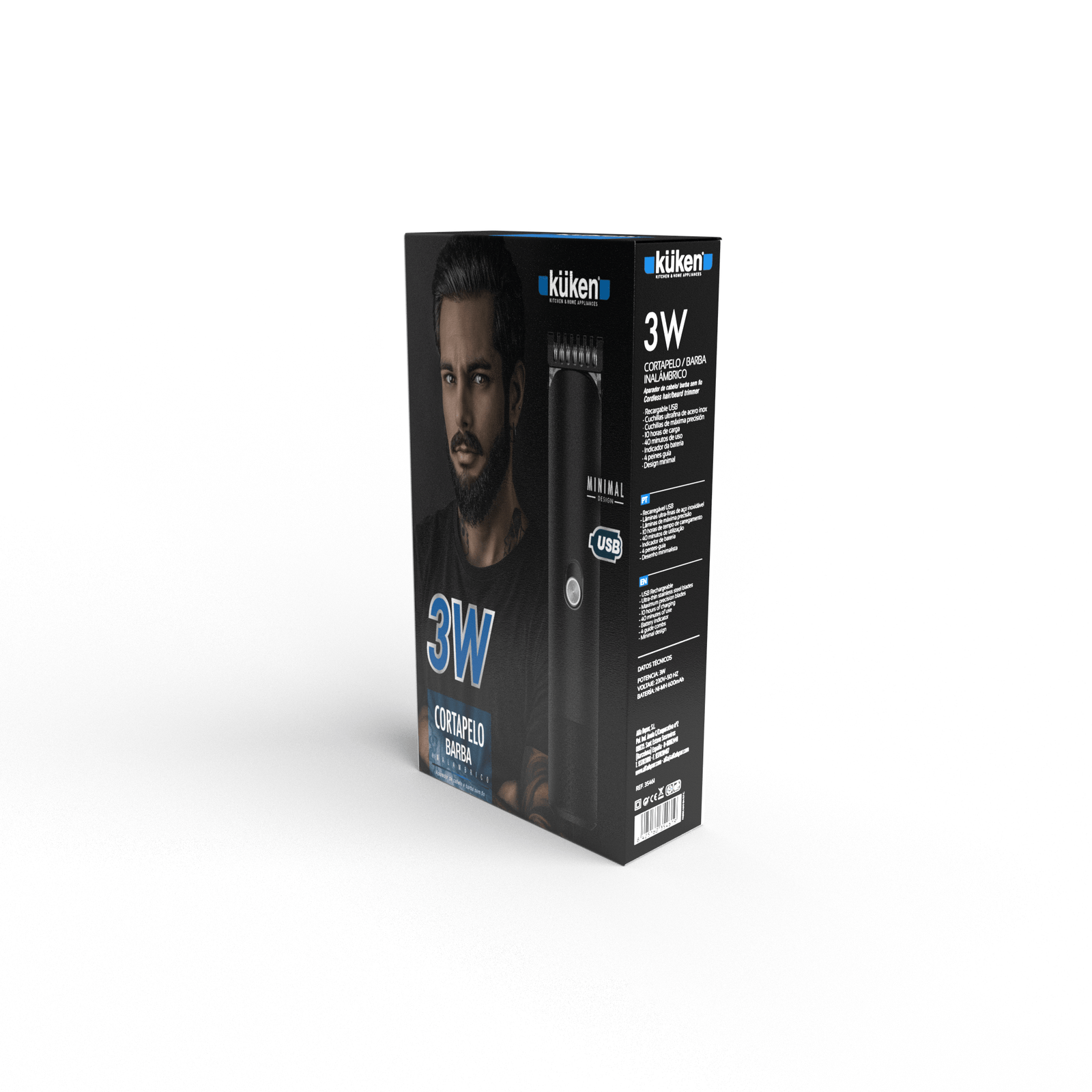 KÜKEN 3W BATTERIJ HAARBARB CLIPPER/BARB - Afbeelding 2