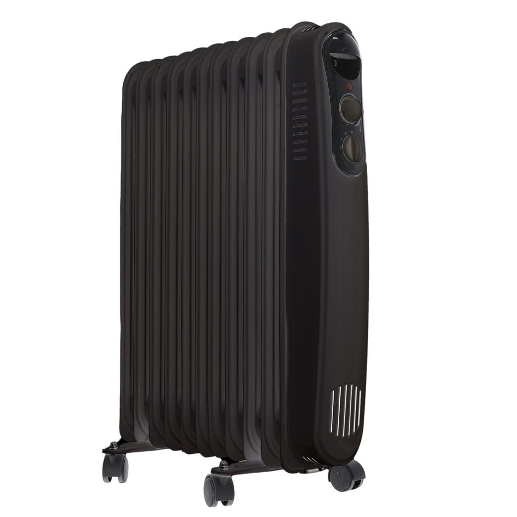 RADIADOR ELÉCTRICO A ÓLEO 2500W 11 ELEMENTOS PRETO