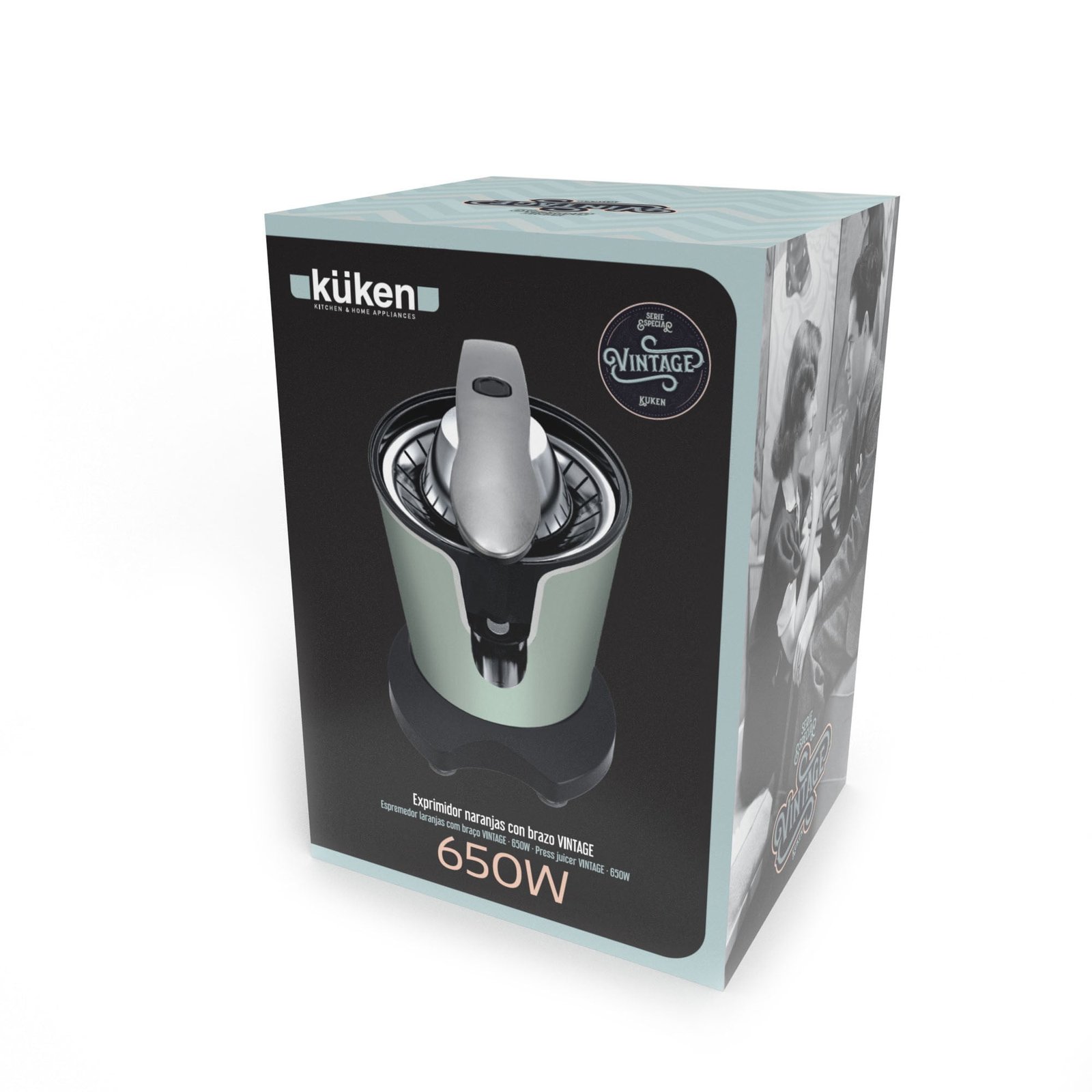 EXPRIMIDOR NARANJAS CON BRAZO 650W KUKEN VINTAGE – Bild 5