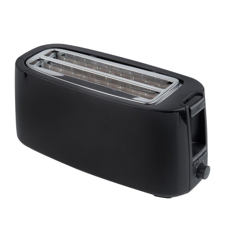 TOASTER ZWART 1400w 4 stuks