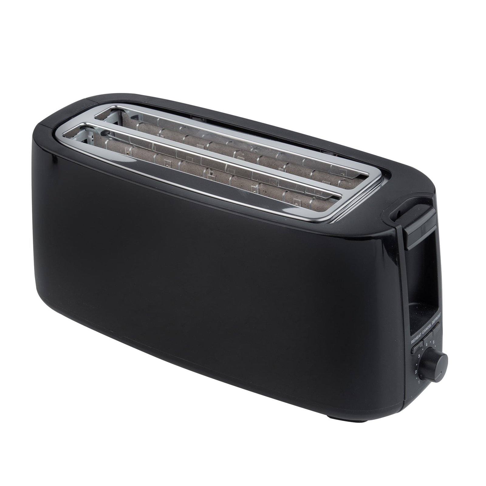 TOASTER ZWART 1400w 4 stuks