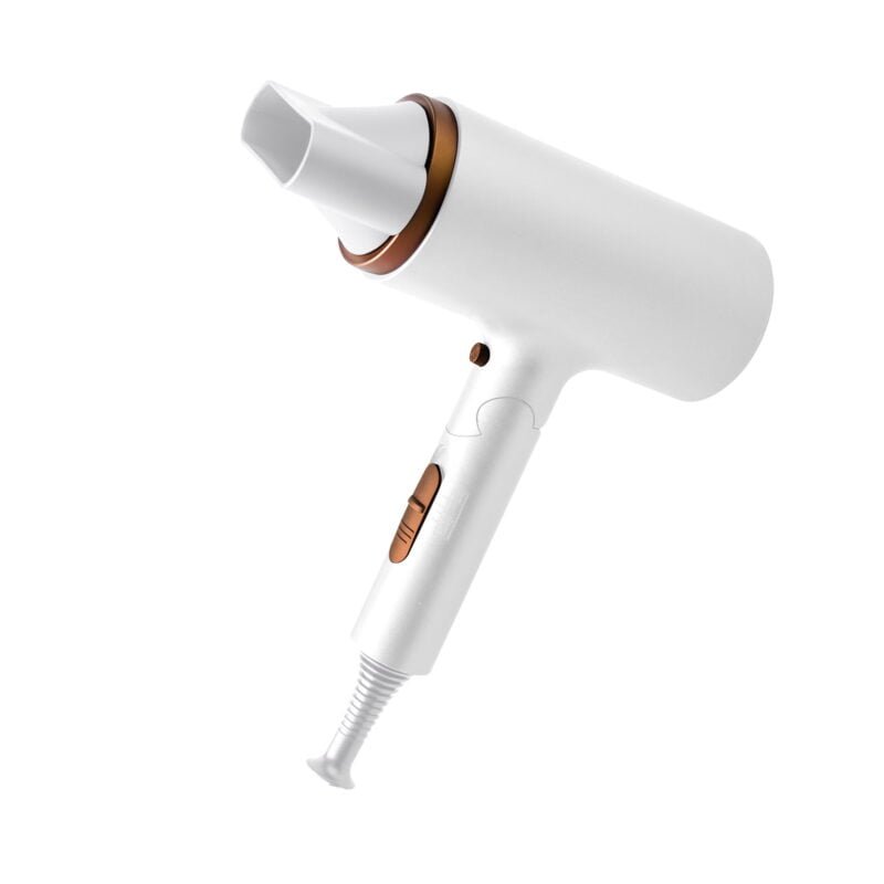 SECADOR PROFESIONAL IÓNICO 1600W BLANCO PLEGABLE