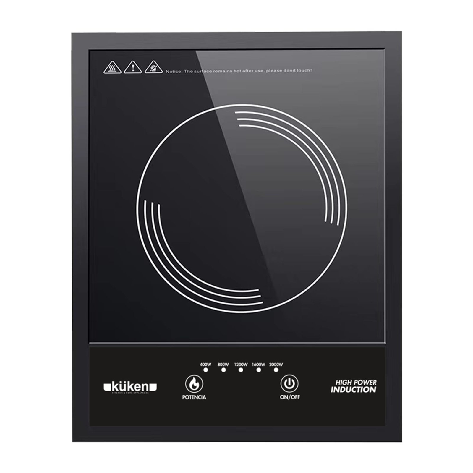 PLACA INDUCCIÓN 2000W KÜKEN - Image 2