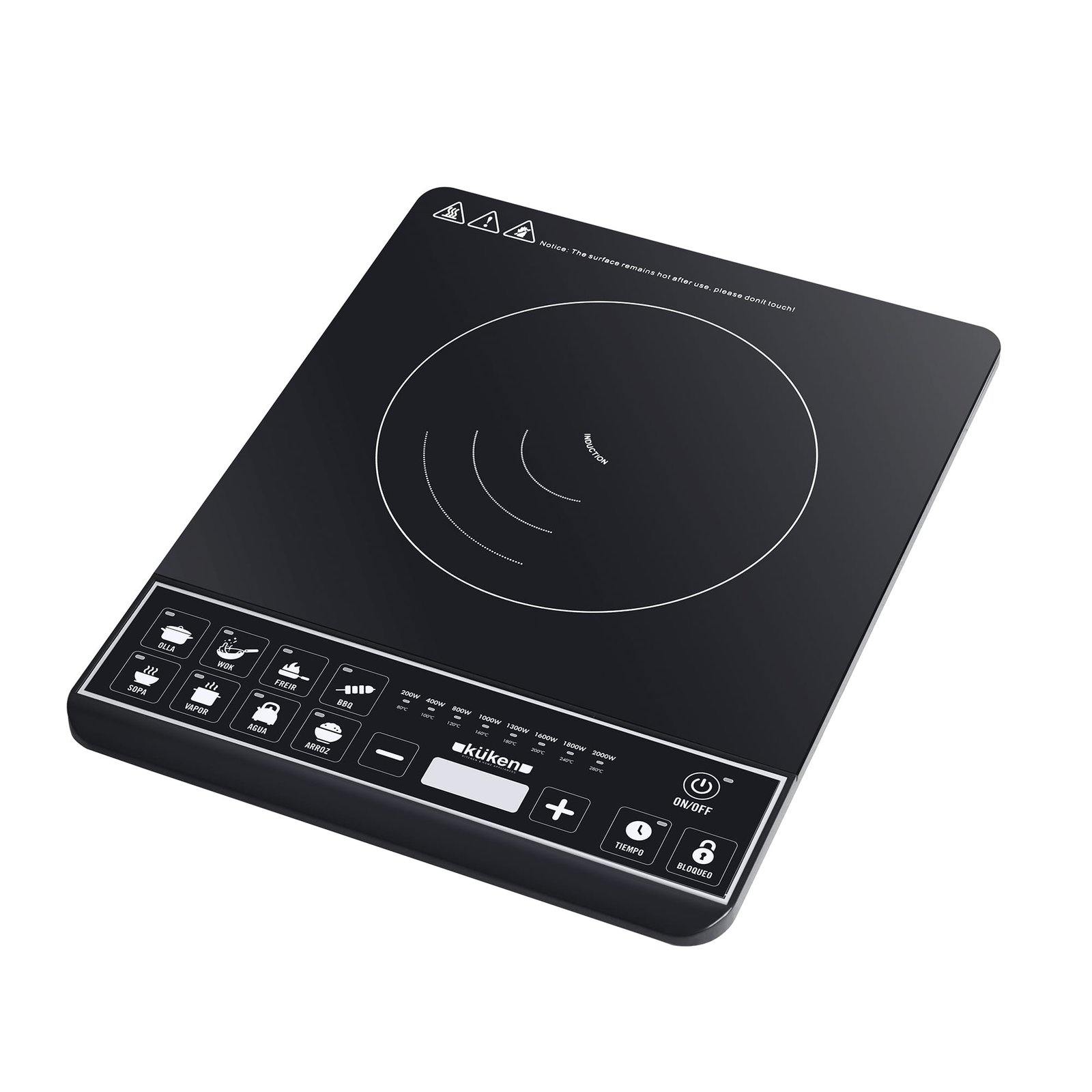 PLACA DE INDUÇÃO MULTIFUNÇÕES KÜKEN 2000W KÜKEN