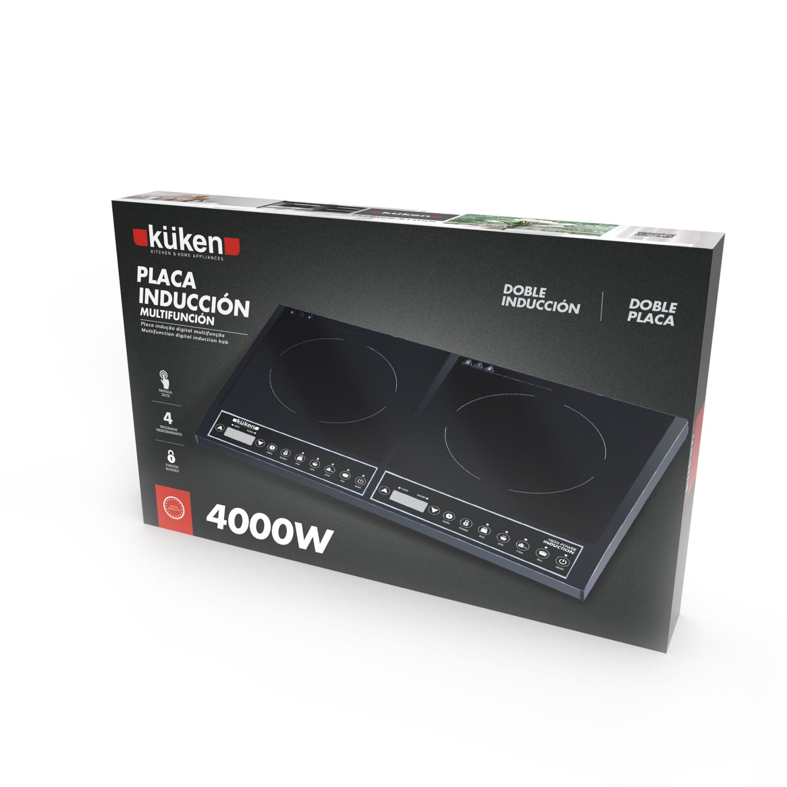 TUBO DE INDUÇÃO DUPLO KÜKEN 4000W MULTIFUNÇÃO - Imagem 3