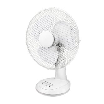 Ventilateur de table blanc