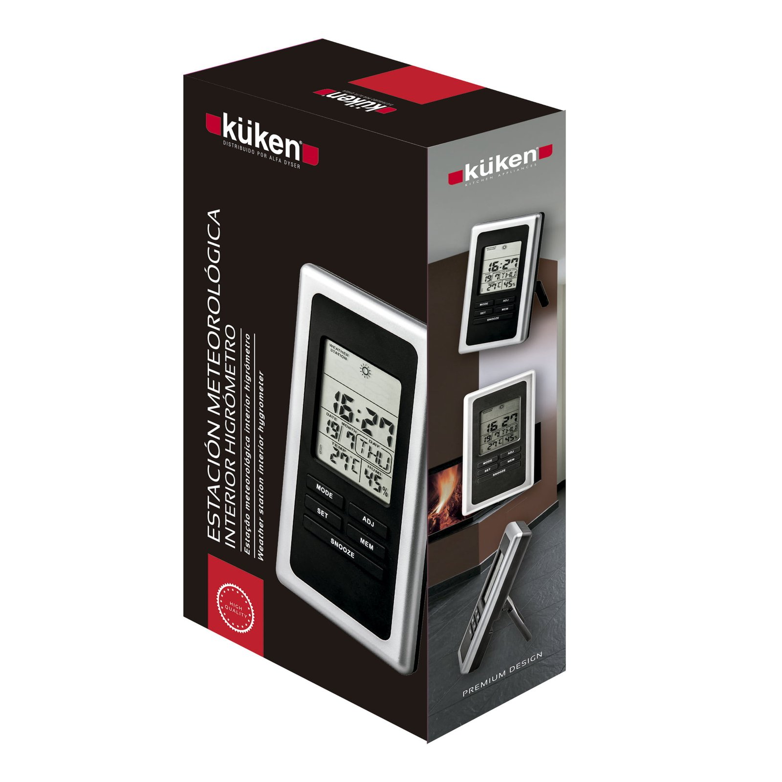 WEERSSTATION BINNEN HYGROMETER - Afbeelding 2